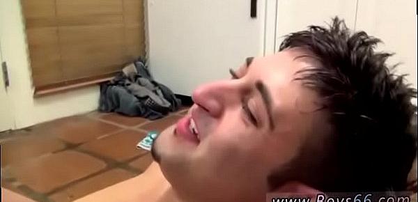  Video gay small cock porn first time Riley & Michael Hosed Down